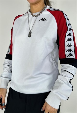 VINTAGE Y2K KAPPA SWEATER SWEATSHIRT JUMPER 90S