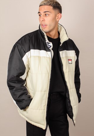 VINTAGE FILA REVERSIBLE PUFFER JACKET ASM1974