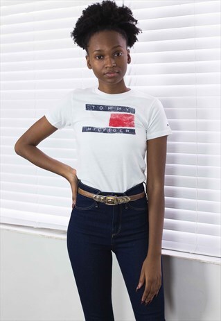 NEW TOMMY HILFIGER T-SHIRT LOGO 90S X 2.5