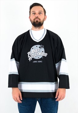 Planet Hollywood 1991 Hong Kong hockey jersey XL Shirt Tee