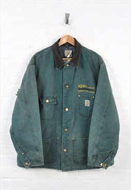Vintage Carhartt Carpenter Jacket Green XL