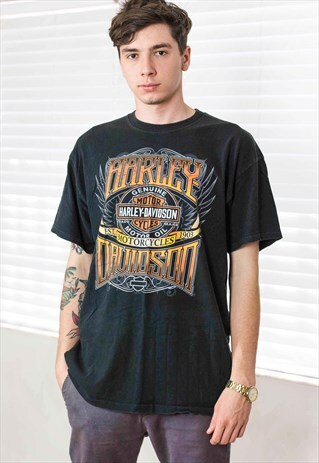 VINTAGE HARLEY DAVIDSON T-SHIRT LOGO 90S XL 9.1