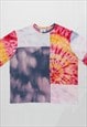Sustainable Colourblocked Tie Dye T-shirt