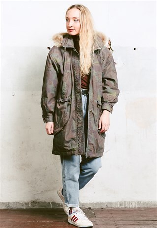 VINTAGE 80S 90S WINTER PARKA JACKET