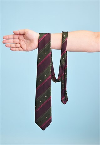 VINTAGE 70'S RETRO MOD PATTERN TIE