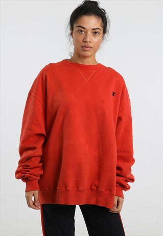 90S CHAMPION EMBROIDERED LOGO SWEATSHIRT
