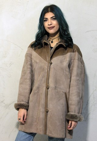 VINTAGE SCOUT SHERPA SHEARLING COAT A379