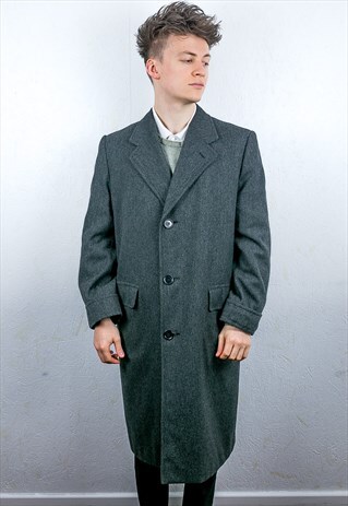 VINTAGE AQUASCUTUM CROMBIE OVER COAT
