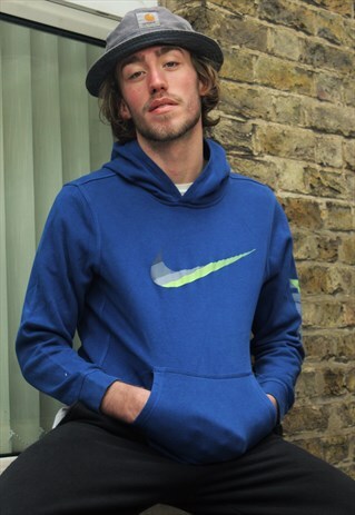 RETRO / 90'S / NIKE / BLUE HOODIE