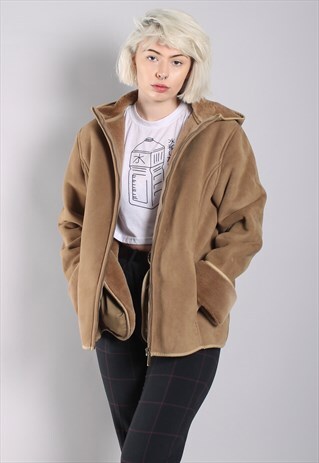 VINTAGE FAUX SUEDE JACKET