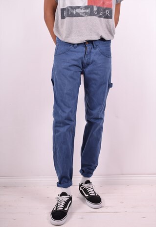 CARHARTT MENS VINTAGE JEANS W30 L32 BLUE 90'S