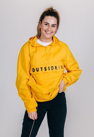 OUTSIDEIN HALF ZIP YELLOW JACKET