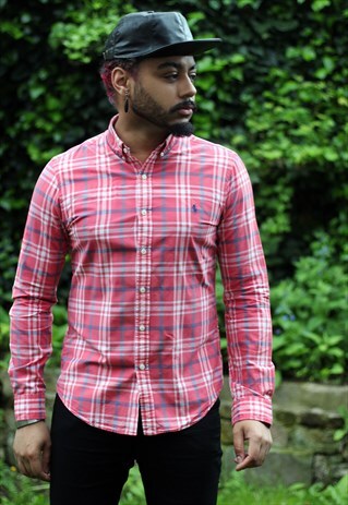 VINTAGE RALPH LAUREN RED CHECK SHIRT