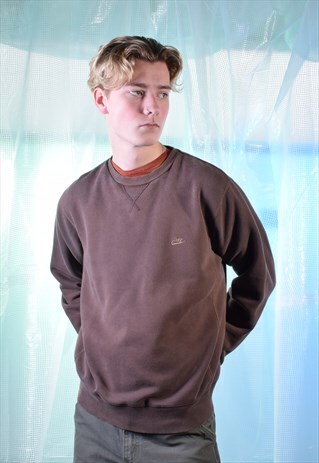 VINTAGE NIKE BROWN SWEATSHIRT