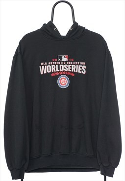 MLB Chicago Cubs Graphic Black Hoodie Womens
