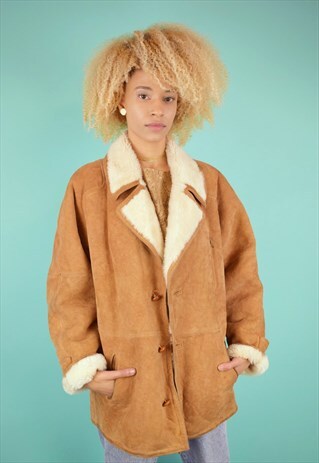 VINTAGE 90'S SHEARLING JACKET