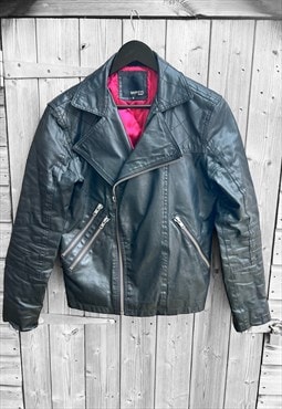 Vintage 80s biker style lightweight jacket