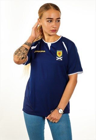 VINTAGE SCOTLAND FOOTBALL JERSEY T390