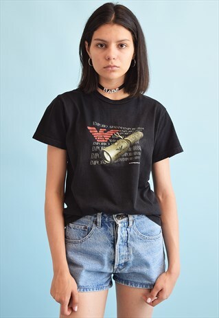 90'S EMPORIO ARMANI ATHLEISURE SPORTS OVERSIZED T-SHIRT TOP