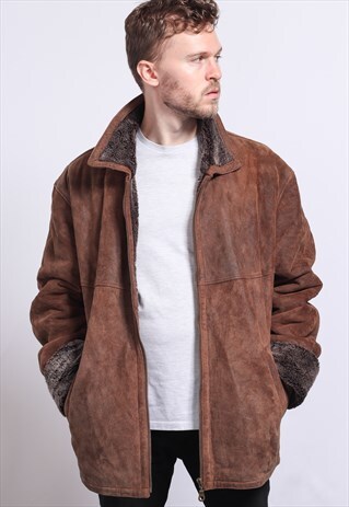 VINTAGE SUEDE FLEECE JACKET