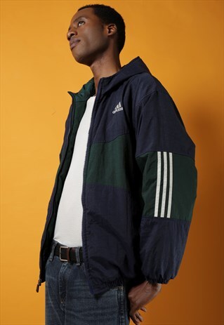 90S NAVY ADIDAS TRACK JACKET
