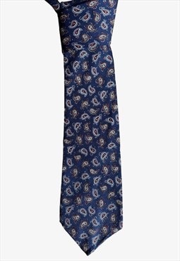 Vintage 80s Liberty Of London Paisley Print Tie