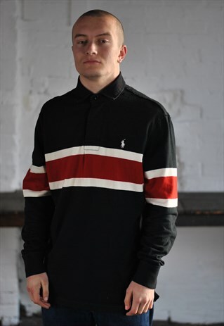 VINTAGE POLO RALPH LAUREN RUGBY SHIRT