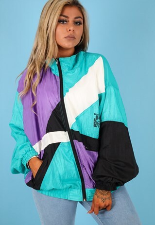VINTAGE SHELL JACKET IN MULTI NJ495