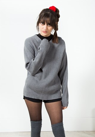 ON SALE VINTAGE 80S TOMMY HILFIGER KNITWEAR JUMPERR / S0601