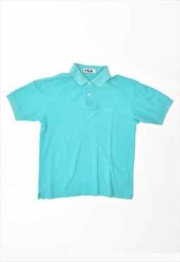 Vintage Fila Polo Shirt Turquoise