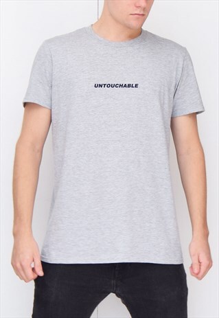 GREY UNTOUCHABLE (NAVY) T-SHIRT