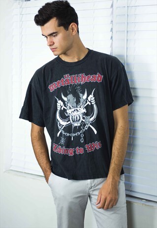 VINTAGE METALLICA ROCK T-SHIRT LOGO 90S XL 9.1