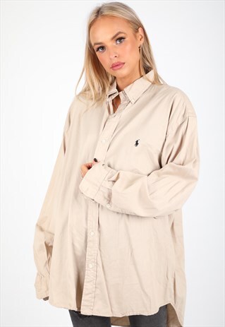 VINTAGE RALPH LAUREN LONG SLEEVE SHIRT S308