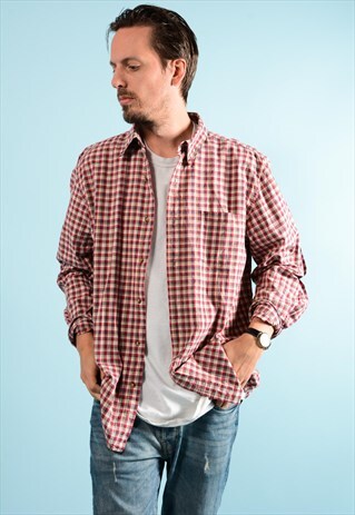 CHAPS BRANDED CHECK SHIRT
