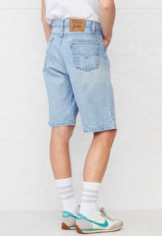 VINTAGE RETRO BLUE LEVI'S 550 FIT DENIM SHORTS