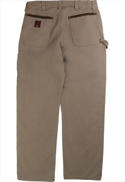 Vintage 90's Ripstop Trousers / Pants Cargo Carpenter