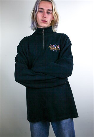 VINTAGE RALPH LAUREN QUARTER ZIP SWEATSHIRT