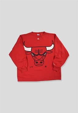 Vintage 90s Starter Chicago Bulls Graphic Sweatshirt