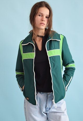 VINTAGE 70'S RETRO ATHLEISURE SPORTS SKIING JACKET