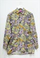 Vintage Unisex Oversized Bright Printed Shirt