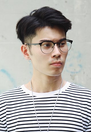 SHALEX METAL BLACK GLASSES
