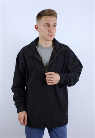 VINTAGE BARBOUR HERDWICK WOOL PULLOVER