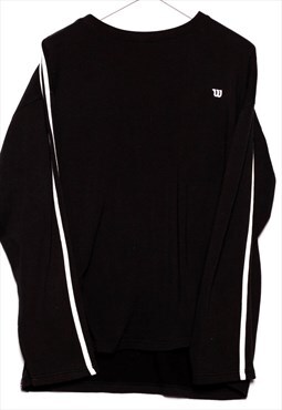 Vintage Wilson  Sweatshirt Logo Black