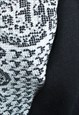 VINTAGE 90S BLACK AND WHITE JUMPER