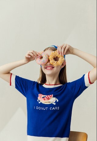 I DONUT CARE TOP