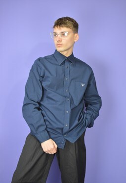 Vintage dark blue classic GANT long sleeve shirt