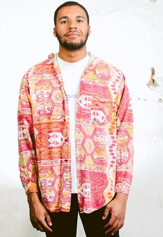 VINTAGE 90S HOODED SHIRT