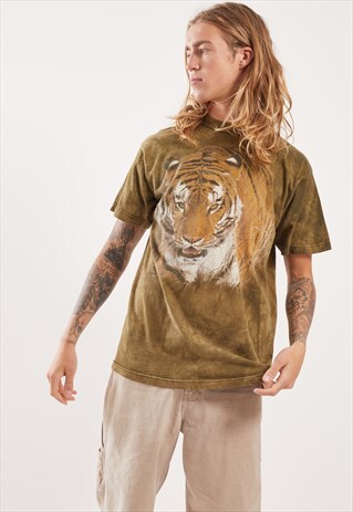 VINTAGE TIGER GRAPHIC T-SHIRT