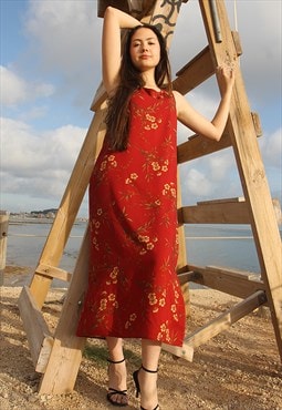 Long Red Dress