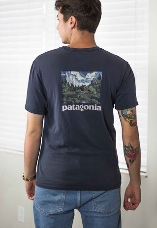 VINTAGE PATAGONIA T-SHIRT LOGO 90S M 6.9